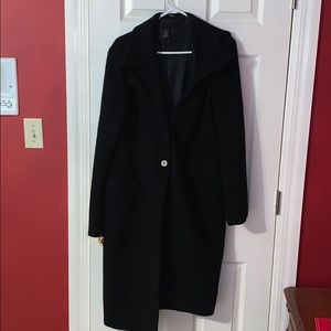 The Limited Black knee length coat